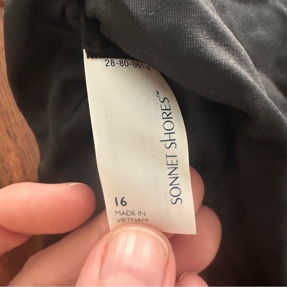 NWT Sonnet Shores Bikini Bottoms Black Size 16 Modest Full Coverage Swim Bathing - Picture 9 of 9